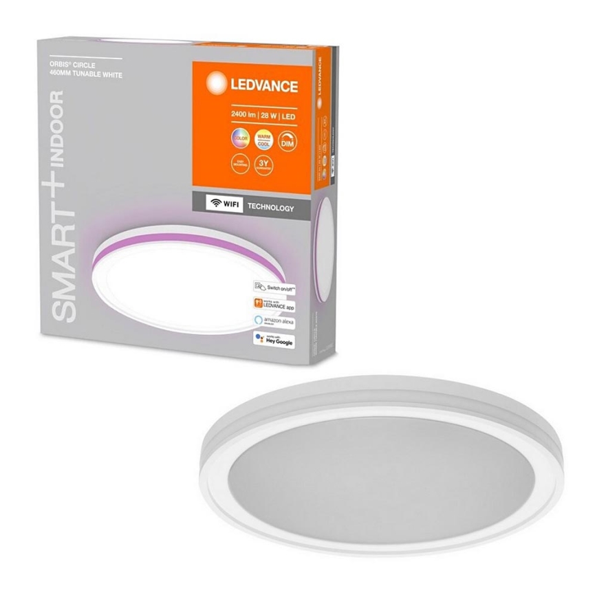 Ledvance - Plafonnier à intensité variable RGBW SMART+ CIRCLE LED/28W/230V Wi-Fi