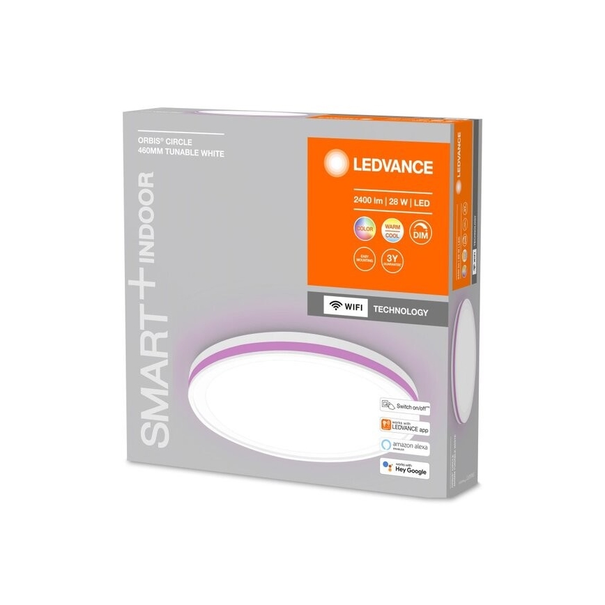 Ledvance - Plafonnier à intensité variable RGBW SMART+ CIRCLE LED/28W/230V Wi-Fi