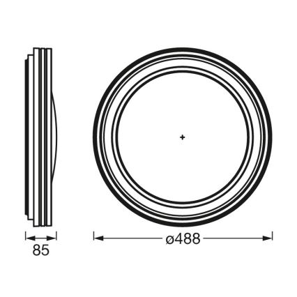 Ledvance - Plafonnier à intensité variable SMART+ ORBIS LED/30W/230V 3000-6500K Wi-Fi