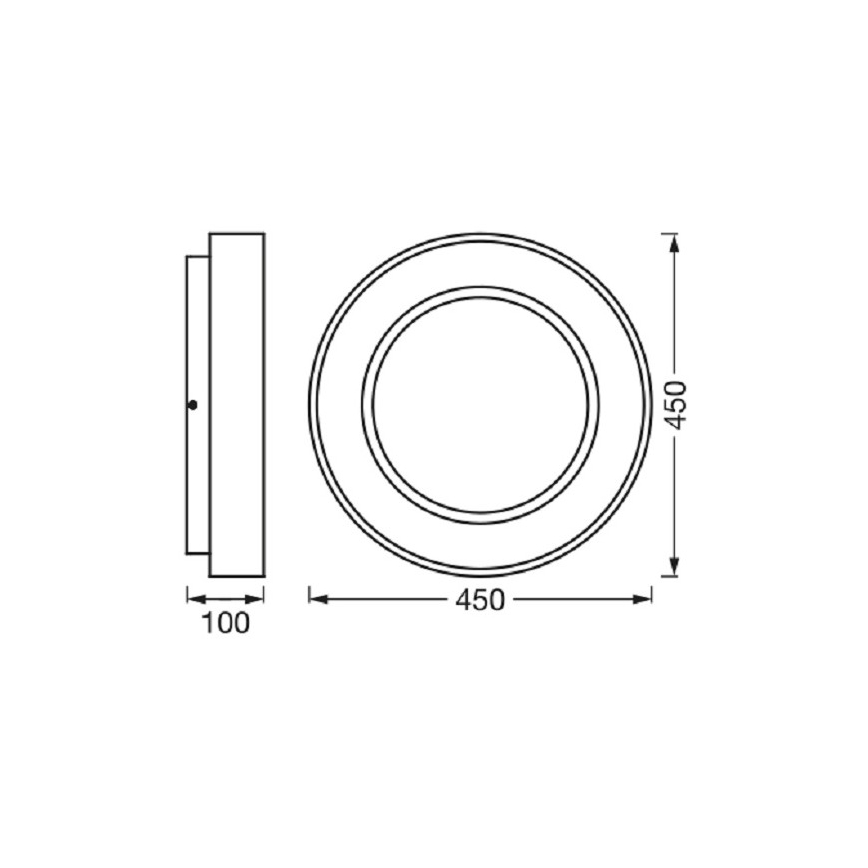 Ledvance- Plafonnier à intensité variable SUN@HOME CIRCULAR LED/18,5W/230V Wi-Fi