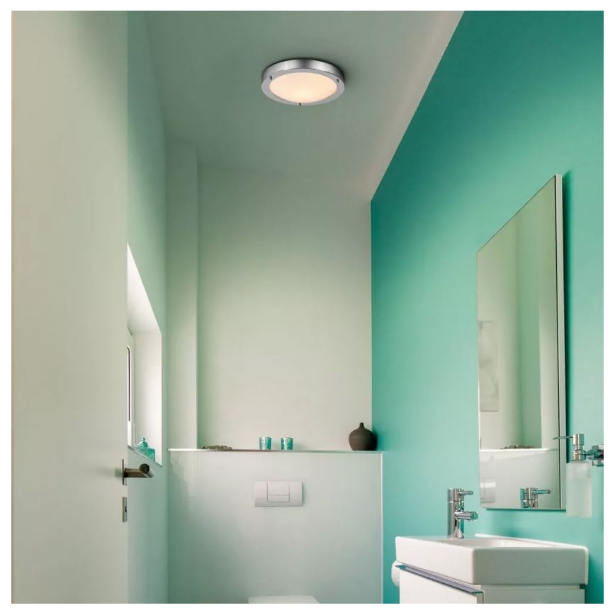 Ledvance - Plafonnier de salle de bain BATHROOM CLASSIC 1xE27/15W/230V IP44