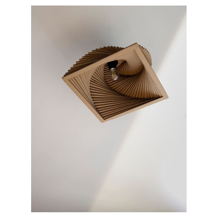 Ledvance - Plafonnier DECOR CARDBOARD 1xE27/15W/230V 40x40 cm