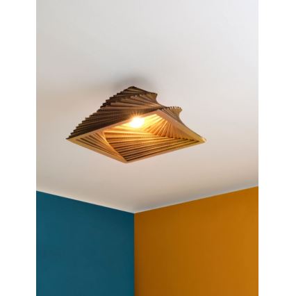 Ledvance - Plafonnier DECOR CARDBOARD 1xE27/15W/230V 40x40 cm