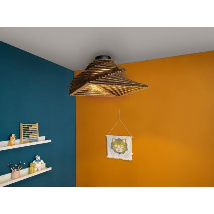 Ledvance - Plafonnier DECOR CARDBOARD 1xE27/15W/230V 40x40 cm
