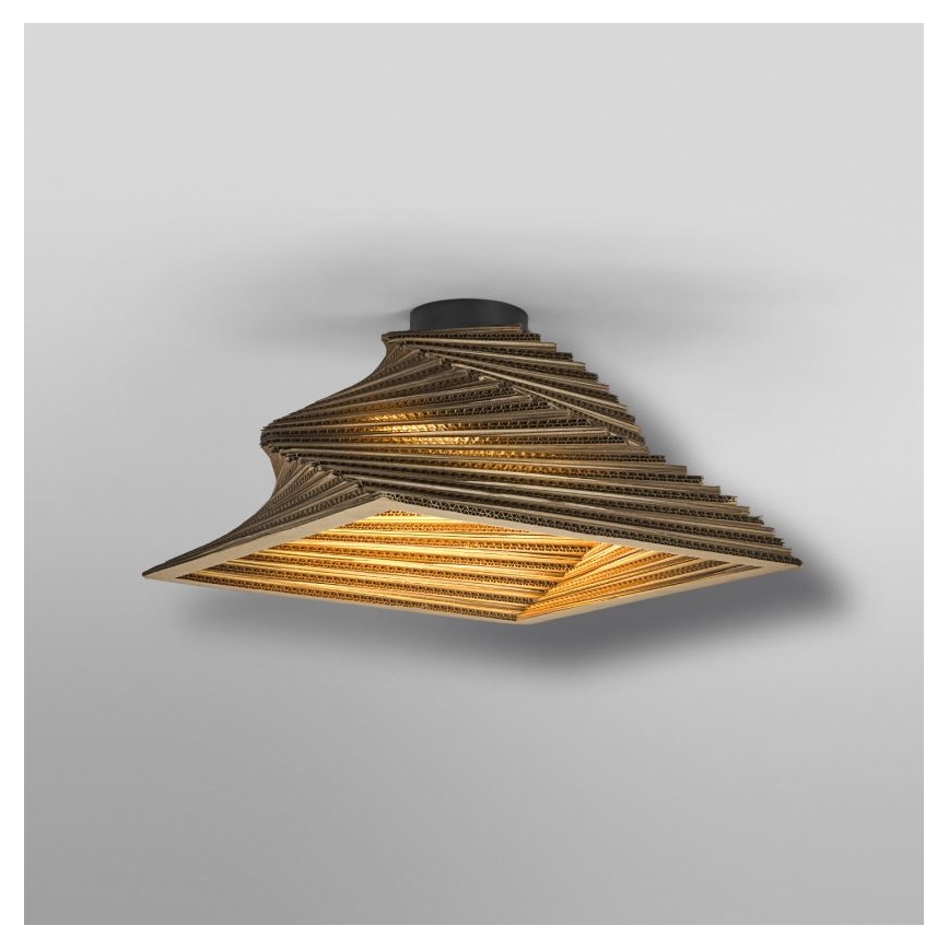 Ledvance - Plafonnier DECOR CARDBOARD 1xE27/15W/230V 40x40 cm