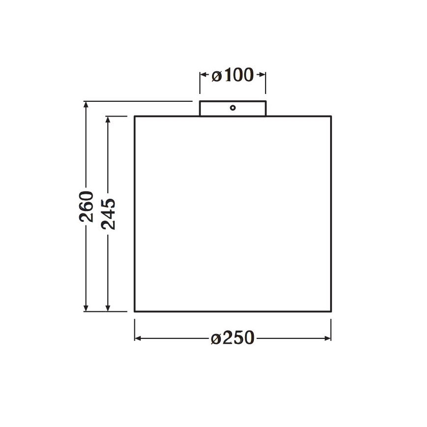 Ledvance - Plafonnier DECOR CARDBOARD 1xE27/15W/230V d. 25 cm