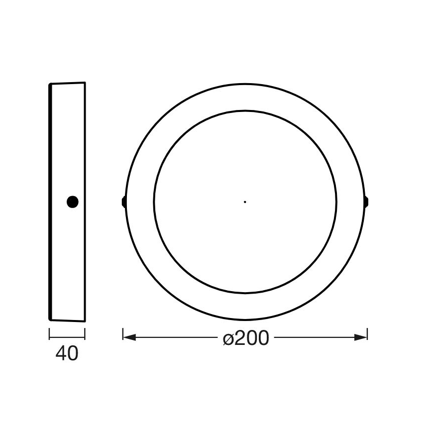 Ledvance - Plafonnier LED à intensité variable SMART+ ORBIS LED/12W/230V 3000-6500K Wi-Fi