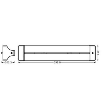 Ledvance - Plafonnier OFFICE LINE LED/24W/230V 60 cm