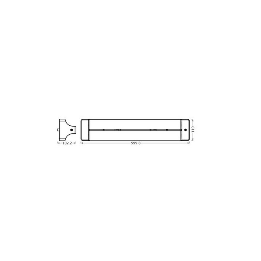 Ledvance - Plafonnier OFFICE LINE LED/24W/230V 60 cm