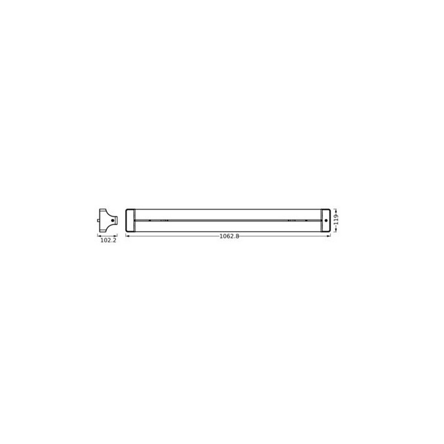 Ledvance - Plafonnier OFFICE LINE LED/42W/230V 106 cm