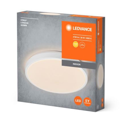 Ledvance - Plafonnier ORBIS LONDON LED/36W/230V blanc