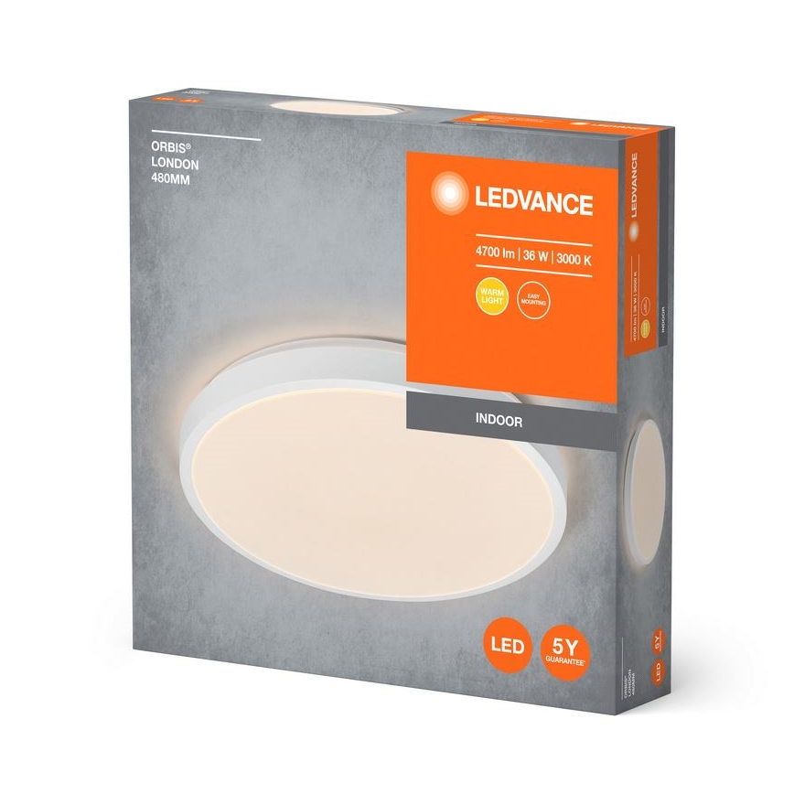 Ledvance - Plafonnier ORBIS LONDON LED/36W/230V blanc