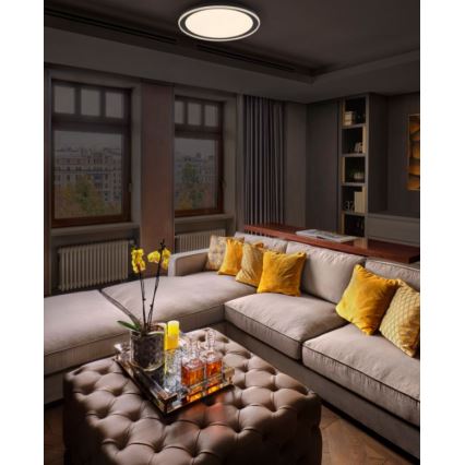 Ledvance - Plafonnier ORBIS PEDERSON LED/36W/230V d. 55 cm noir
