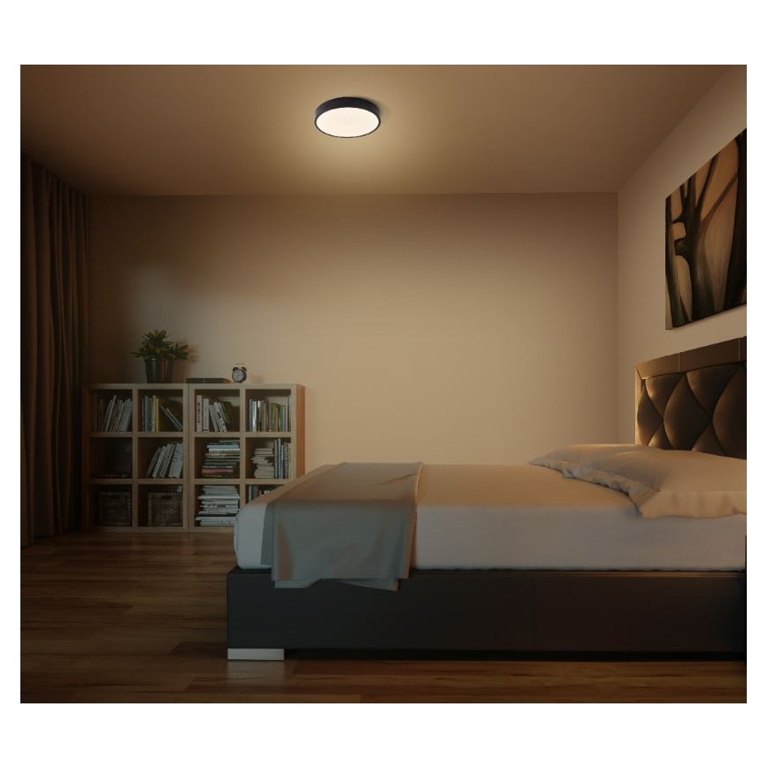 Ledvance - Plafonnier ORBIS SLIM LED/20W/230V noir