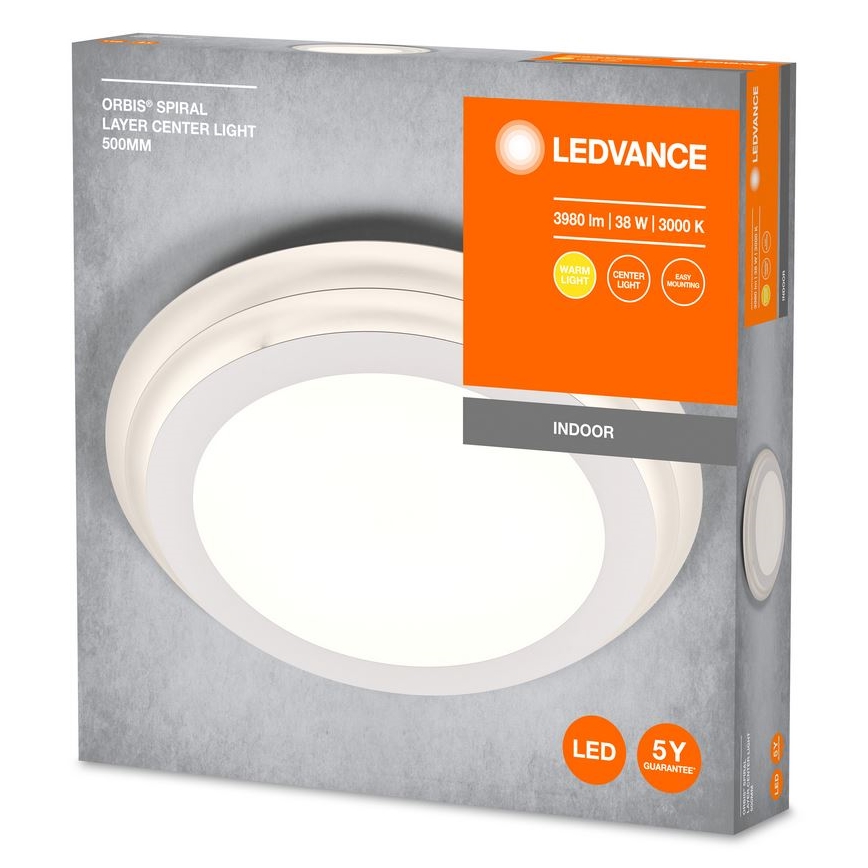 Ledvance - Plafonnier ORBIS SPIRAL LED/38W/230V