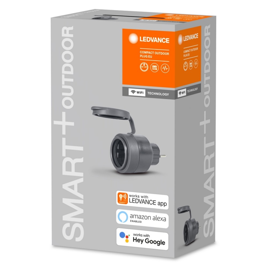 Ledvance - Prise connectée d'extérieur SMART+ PLUG 3680W IP44