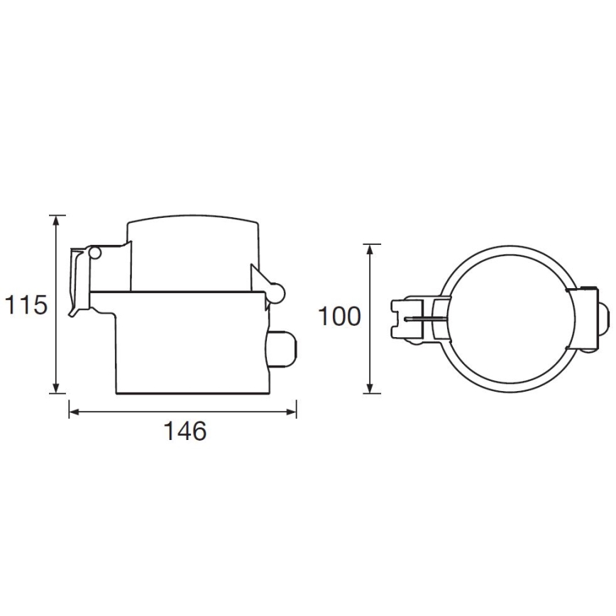 Ledvance - Prise connectée extérieur SMART+ 3680W/230V/Type F/SCHUKO 16A IP44