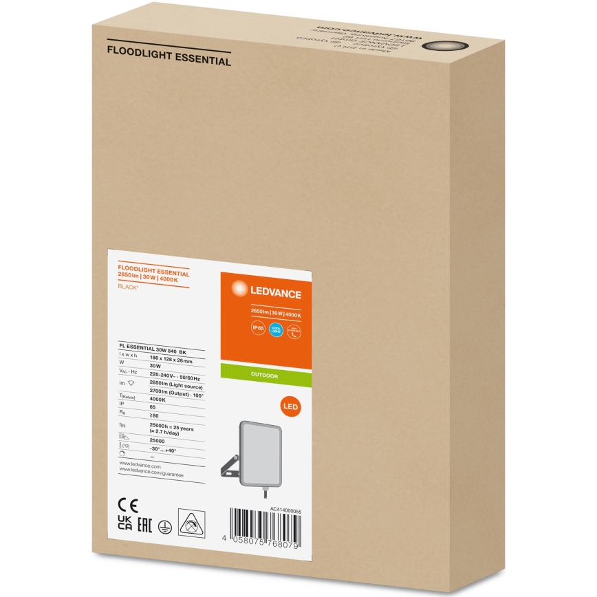 Ledvance - Projecteur d'extérieur LED FLOODLIGHT LED/30W/230V 4000K IP65