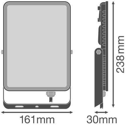 Ledvance - Projecteur d'extérieur LED FLOODLIGHT LED/50W/230V 6500K IP65