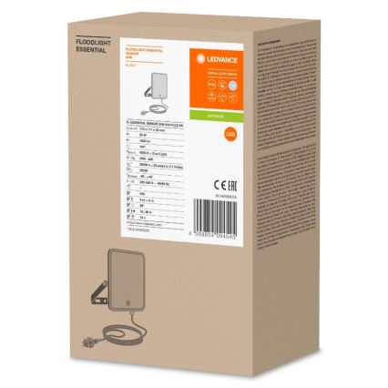 Ledvance - Projecteur mural extérieur LED avec détecteur FLOODLIGHT LED/20W/230V IP65