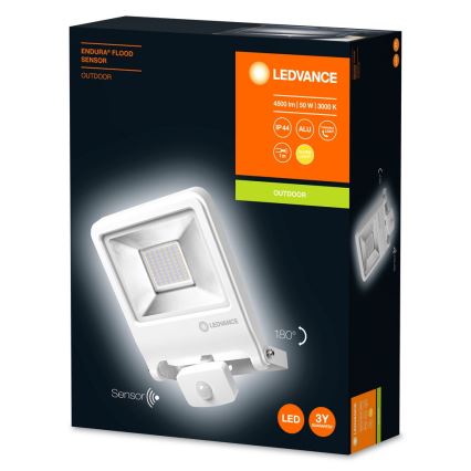 Ledvance - Projecteur LED avec détecteur ENDURA LED/50W/230V IP44