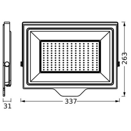 Ledvance - Projecteur LED d'extérieur FLOODLIGHT ESSENTIAL LED/150W/230V IP65