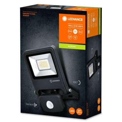 Ledvance - Projecteur LED ENDURA avec détecteur LED/20W/230V IP44