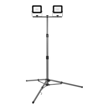 Ledvance - Projecteur LED extérieur avec un support WORKLIGHT TRIPOD 2xLED/20W/230V 6500K IP65