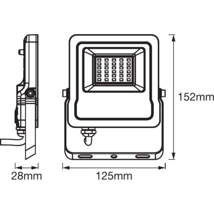 Ledvance - Projecteur LED RVBW SMART+ FLOOD LED/10W/230V IP65 Wi-Fi