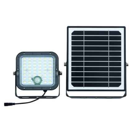 Ledvance - Projecteur solaire à intensité variable avec détecteur de mouvement et de crépuscule FLOOD SPLIT LED/10W/3,2V 5000 mAh IP65 + Télécommande