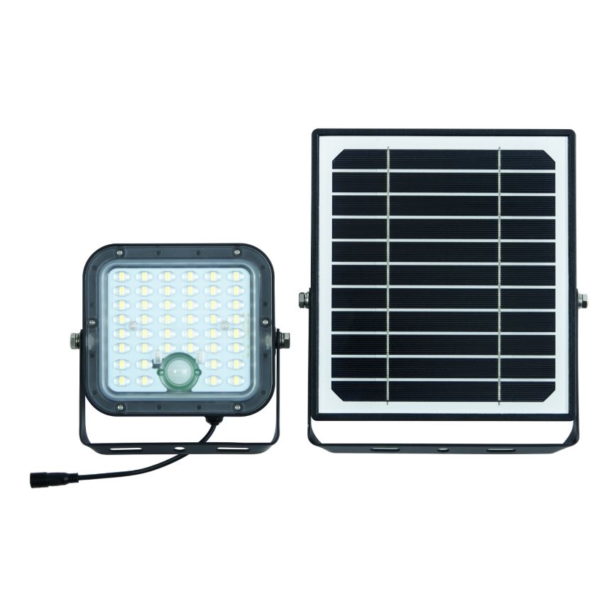 Ledvance - Projecteur solaire à intensité variable avec détecteur de mouvement et de crépuscule FLOOD SPLIT LED/10W/3,2V 5000 mAh IP65 + Télécommande