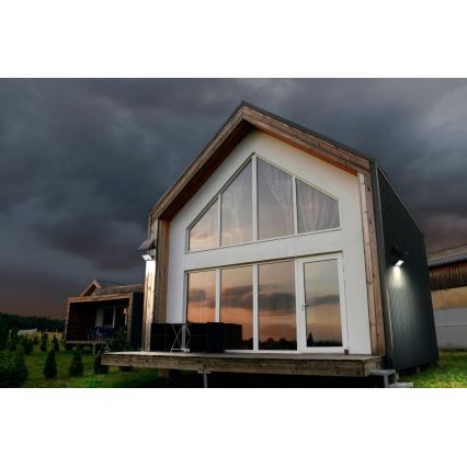 Ledvance - Projecteur solaire à intensité variable avec détecteur FLOOD SPLIT LED/30W/6,4V IP65 + télécommande