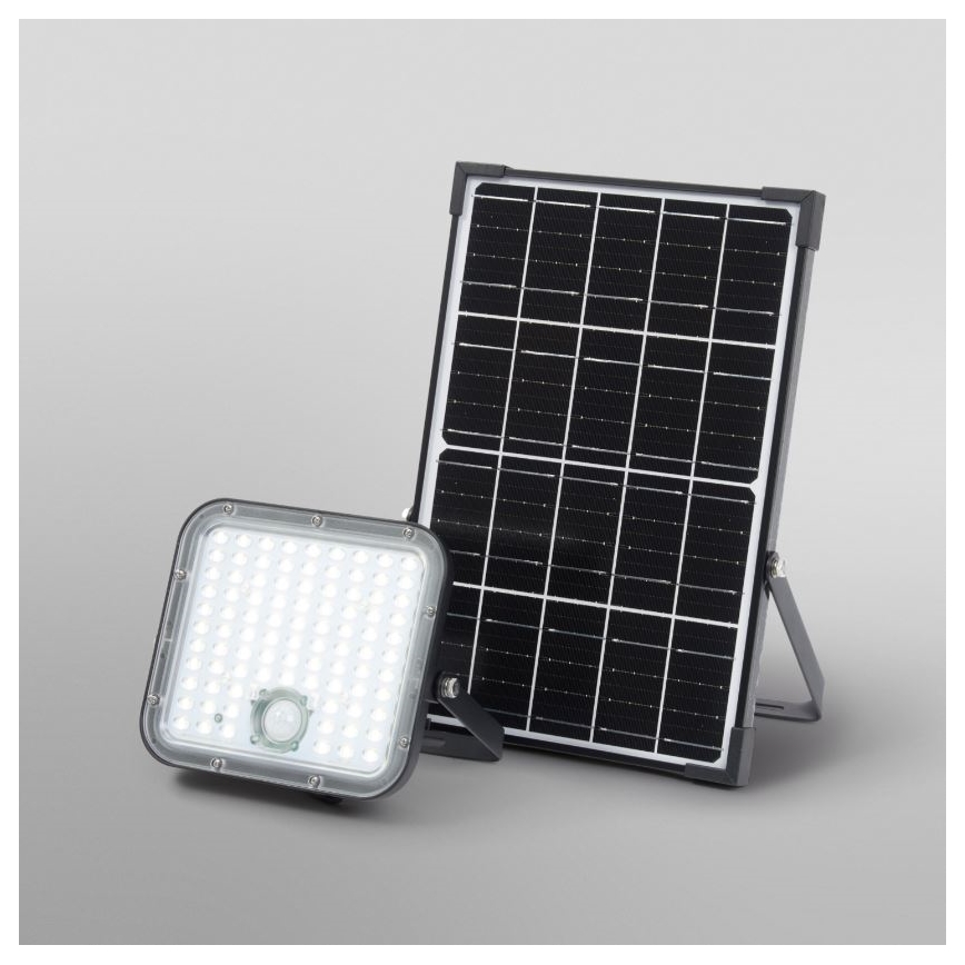Ledvance - Projecteur solaire à intensité variable avec détecteur FLOOD SPLIT LED/30W/6,4V IP65 + télécommande