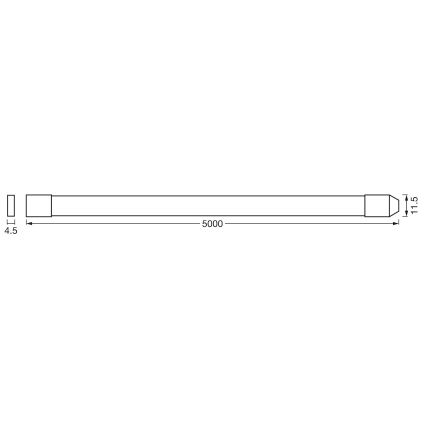 Ledvance - Ruban LED RGB+TW à intensité variable extérieur FLEX 5m LED/14,5W/230V 2700-6500K IP44 Wi-Fi