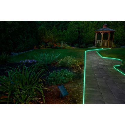 Ledvance - Ruban LED RVB solaire dimmable FLEX MAGIC 3 m LED/1,2 W/3,7 V 2000 mAh IP44 + télécommande