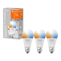 Ledvance - SET 3x LED Lamp dimbaar SMART + E27 / 14W / 230V 2.700K-6.500K Wi-Fi