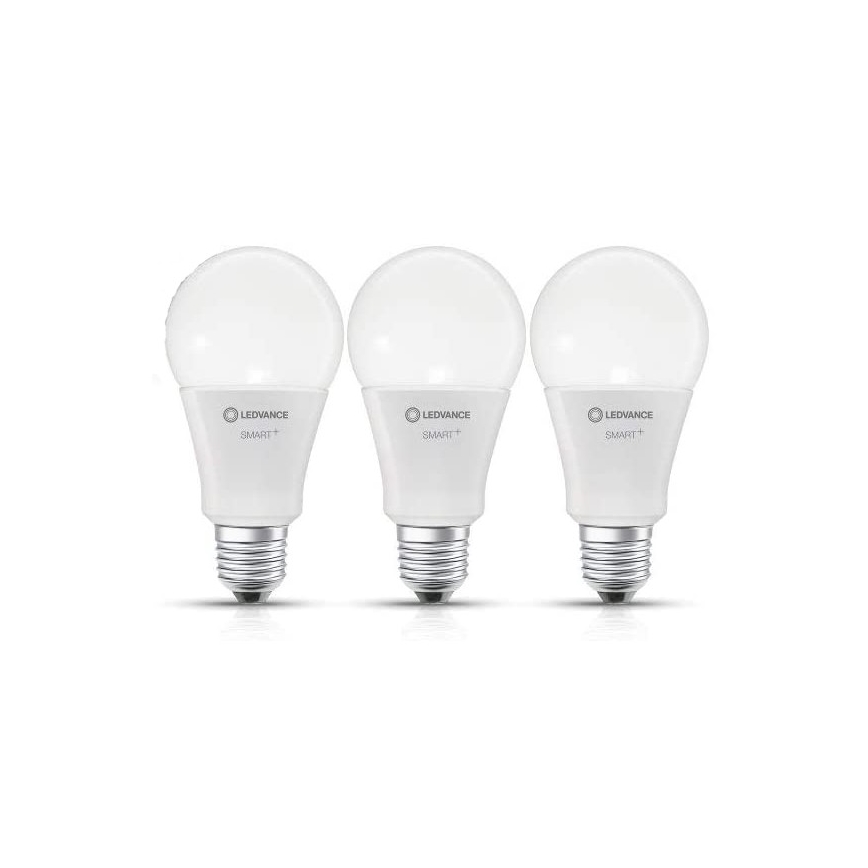 Ledvance - SET 3x LED Lamp dimbaar SMART + E27 / 14W / 230V 2.700K-6.500K Wi-Fi