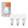 Ledvance - SET 3x LED Lamp dimbaar SMART + E27 / 14W / 230V 2.700K Wi-Fi