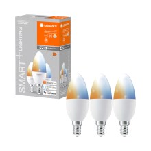 Ledvance - SET 3x LED Lampen dimbaar SMART + E14 / 5W / 230V 2700K-6500K Wi-Fi