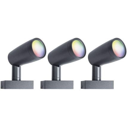 Ledvance - Set 3x LED RGB Buitenlamp SMART + SPOT 3xLED / 4,5W / 230V IP65 Wi-Fi