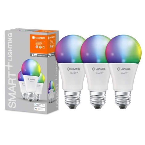Lichaam Waakzaam plein Ledvance - SET 3x LED RGB Lamp dimbaar SMART + E27 / 14W / 230V  2.700K-6.500K Wi-Fi | Lumimania