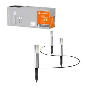 Ledvance - Set 3x LED RGB Lamp voor Buiten SMART + MINI 3xLED / 3,1W / 230V IP65 Wi-Fi