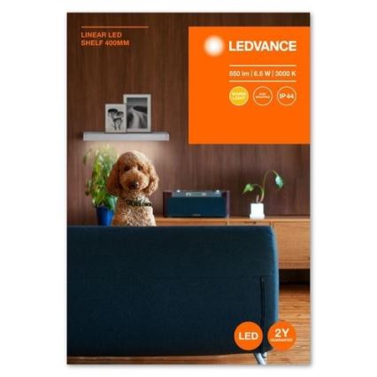 Ledvance - Shelf met LED-verlichting LINEAR LED/6,5W/230V 40 cm IP44