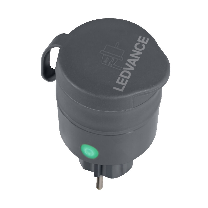 Ledvance - Slim Stopcontact voor Buiten SMART+ PLUG 3680W IP44