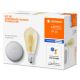 Ledvance - Slimme Luidspreker Google Nest Mini + LED Dimbare Lamp SMART+ E27/5,5W/230V