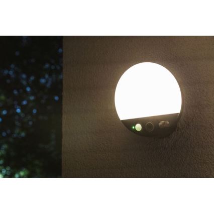 Ledvance - LED Buitenwandlamp met sensor en camera SMART+ LED/15W/230V Wi-Fi IP44