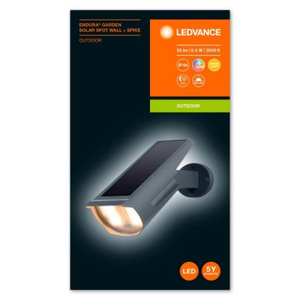 Ledvance - Solar LED RGB Lamp met Sensor ENDURA LED/0,5W/3,6V IP44