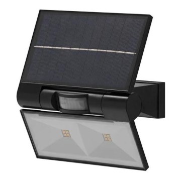 Ledvance - Solar LED Wand Schijnwerper voor Buiten met Sensor FLOOD LED/2,9W/3,7V IP44