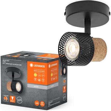 Ledvance - Spot DECOR CORK 1xGU10/3,4W/230V