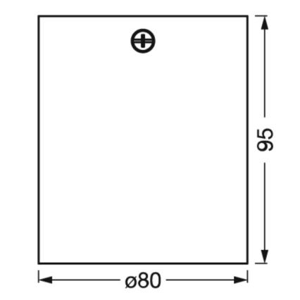 Ledvance - Spot SPOT 1xGU10/7W/230V noir